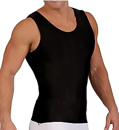 Compression Tank With Side Zipper BLK S
