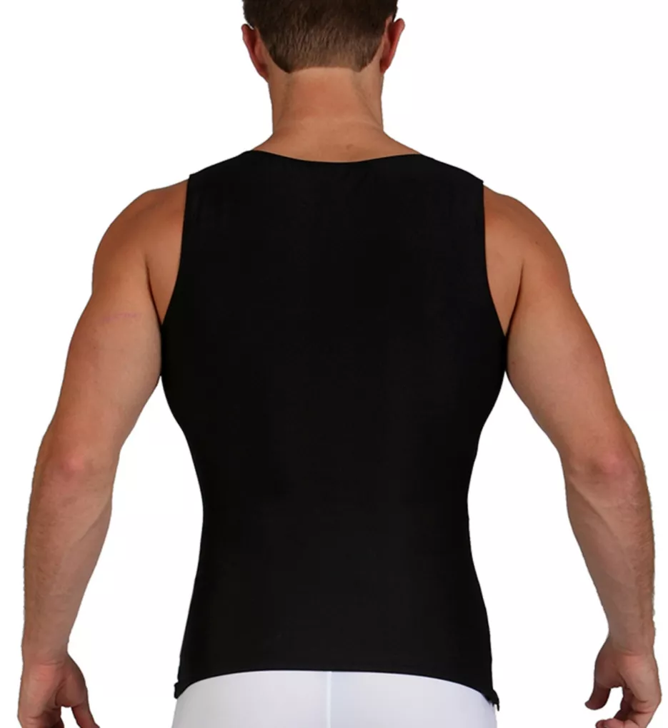 Compression Tank With Side Zipper BLK S