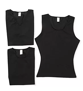 Slimming Compression Variety T-Shirts - 3 Pack Nude M