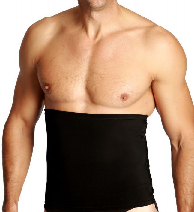 Insta Slim Mens Compression Sleeveless V Neck Muscle Shirt- Slimming Body  Shaper Undershirt