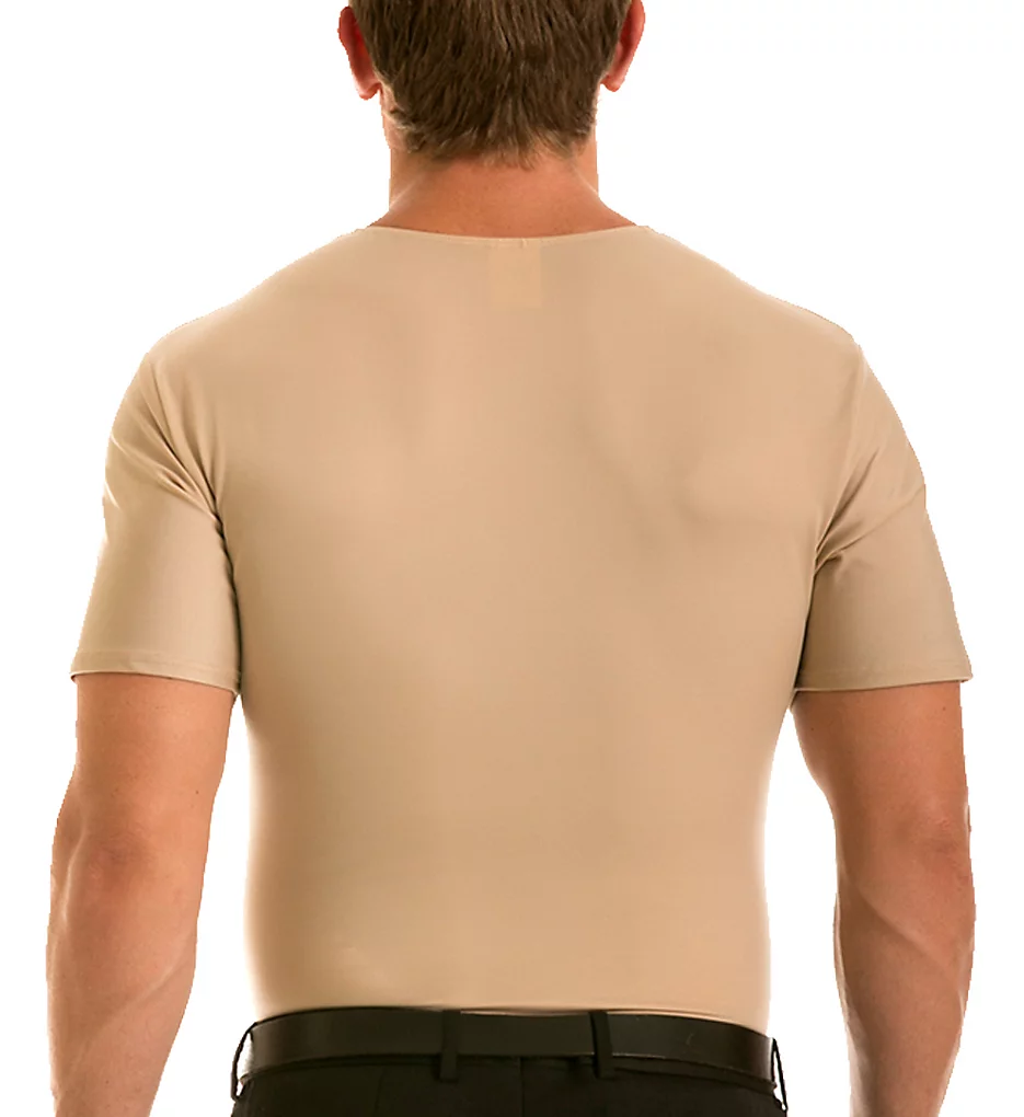 Big and Tall Slimming Compression Crew Neck Shirt