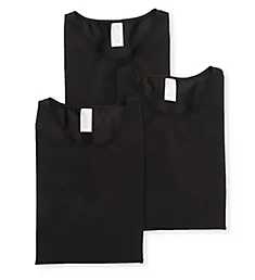 Slimming Compression Crew Neck T-Shirt - 3 Pack Black M