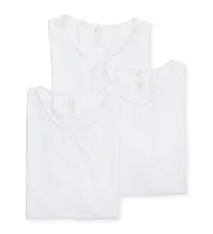 Slimming Compression Crew Neck T-Shirt - 3 Pack White L