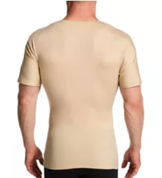 Slimming Compression Crew Neck T-Shirt - 3 Pack Nude M