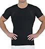 Insta Slim Power Mesh Crew Neck Tee w/ Back & Side Support TS2307