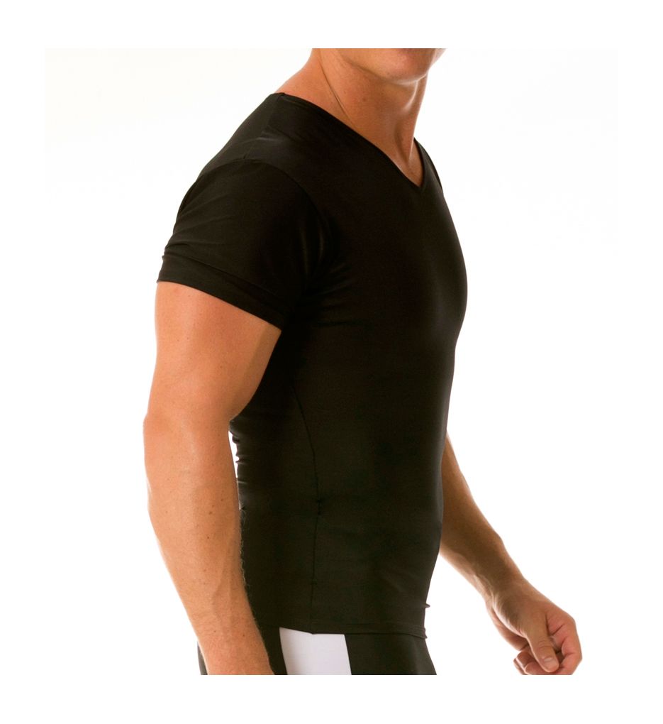 Insta Slim Men s V Neck Shirt Black 3XL