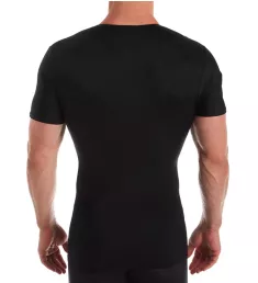 Slimming Compression V-Neck T-Shirt BLK 3XL