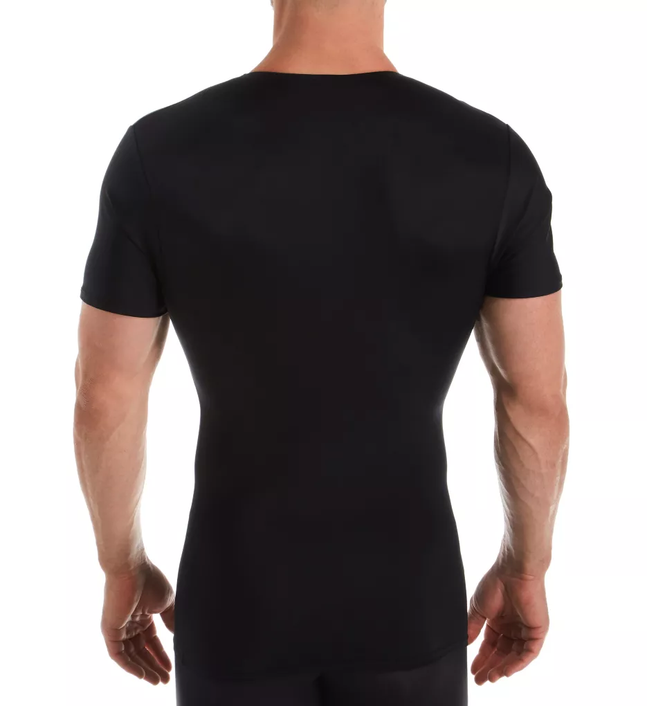 Big and Tall Compression V-Neck T-Shirt Black 5XL