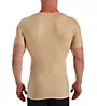 Insta Slim Big and Tall Compression V-Neck T-Shirt Nude 5XL  - Image 2
