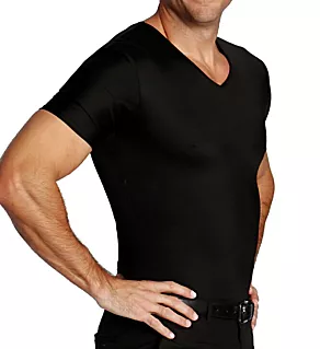 Big and Tall Compression V-Neck T-Shirt