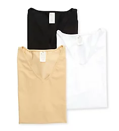 Slimming Compression Short Sleeve T-Shirt - 3 Pack Multi M