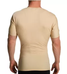 Slimming Compression Short Sleeve T-Shirt - 3 Pack Nude M