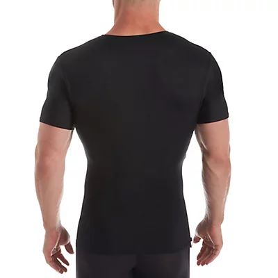 V-Neck Compression Shirt With Side Zipper