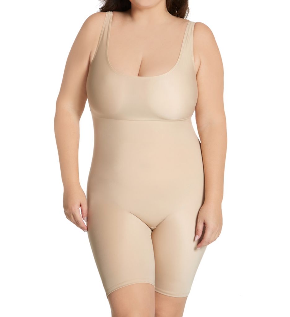 InstantFigure (2537515) -- InstantFigure B40061X Curvy Tank Body Short with Open Gusset (Nude 5XL)