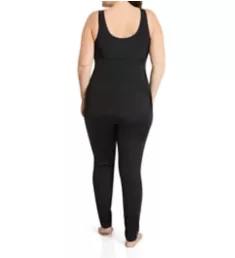 Curvy Tank Bodysuit Black 2X