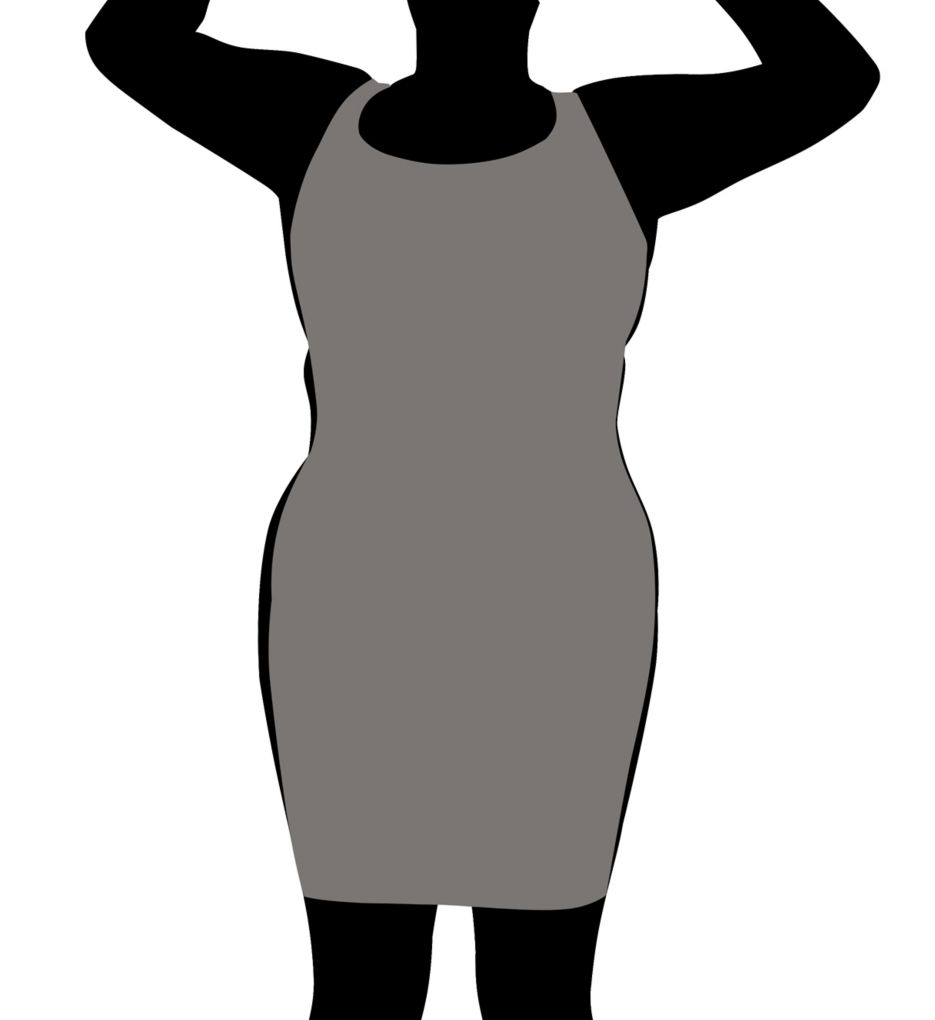 InstantFigure Curvy Tank Slip Dress D40031X - Image 3