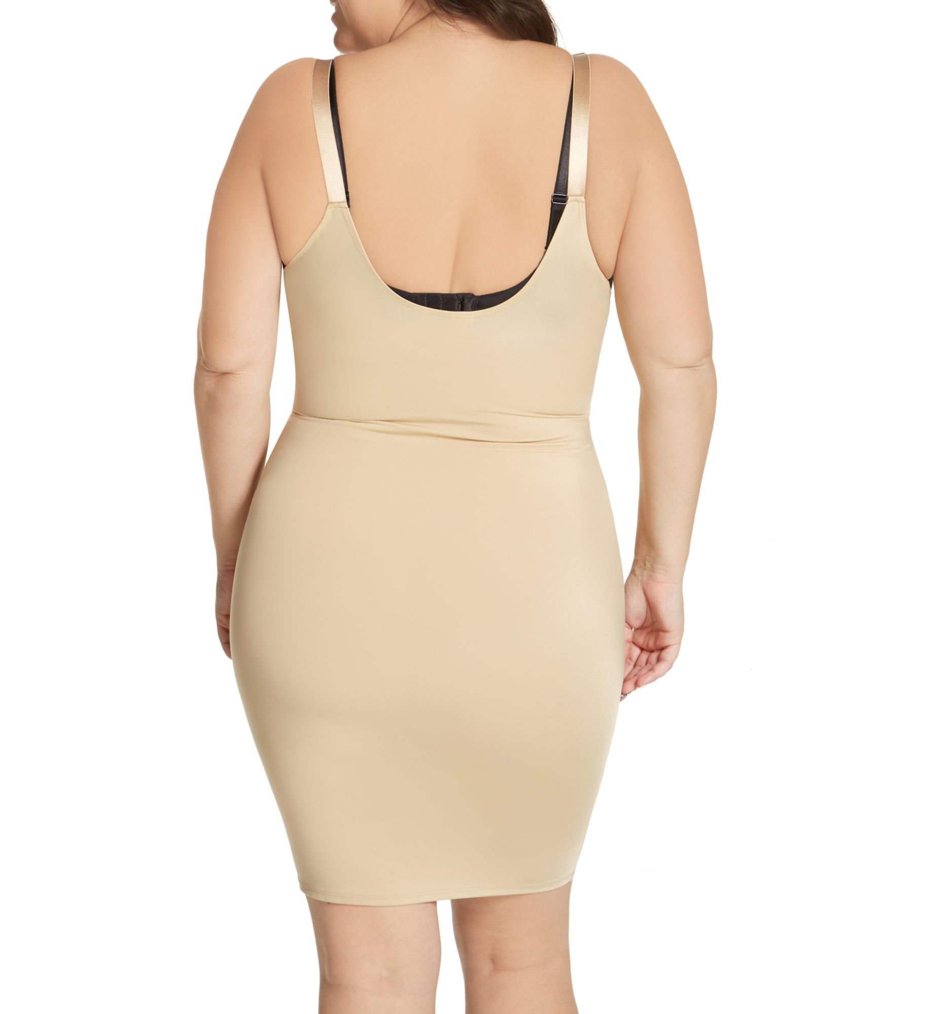 InstantFigure Curvy Under Bust Torsette Tank Dress Nude 4X  - Image 2