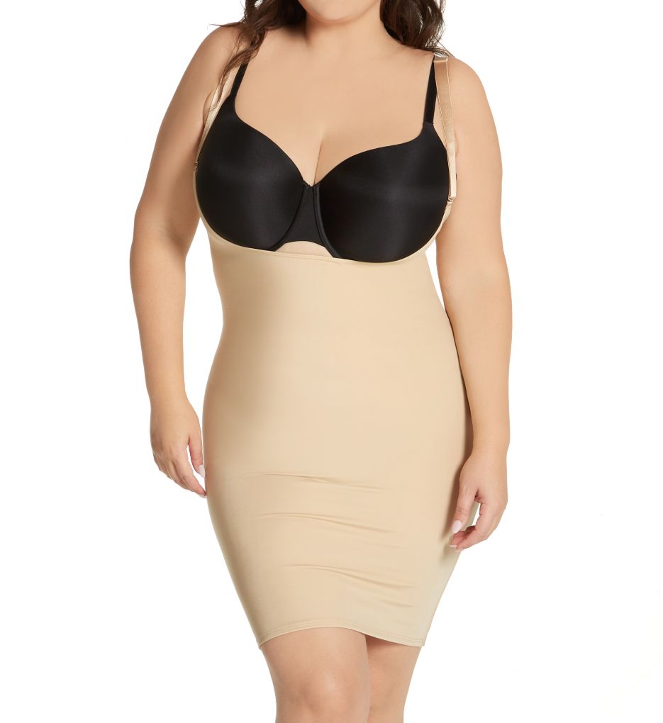 Curvy Under Bust Torsette Tank Dress-gs