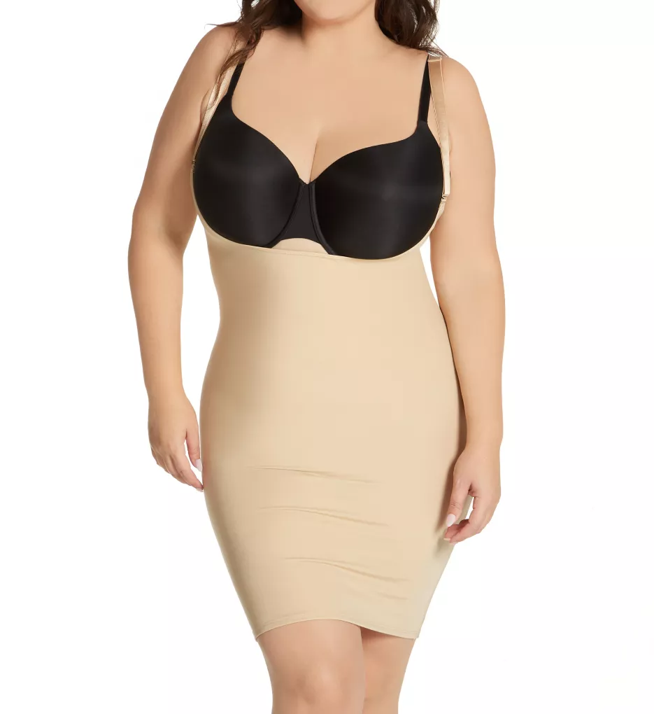 InstantFigure Women's Firm Control Shaping Strapless Bandeau Body