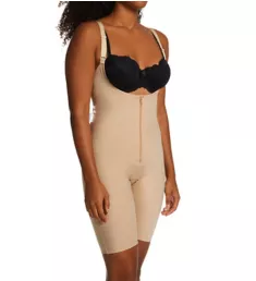 InstantRecoveryMD UnderBust Bodyshort w/ Front Zip Nude S