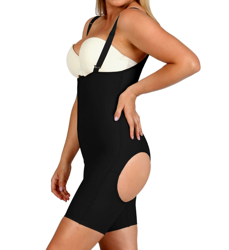 InstantFigure Women's Compression Shaping Underbust Zip Bodysuit