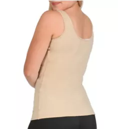 InstantRecoveryMD Scoop Neck Tank Top w/ Front Zip Nude S