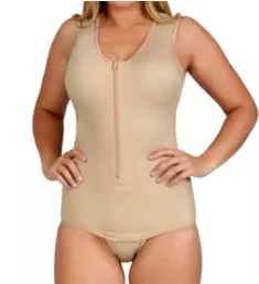 InstantRecoveryMD Tank Bodysuit w/ Front Zip Nude S