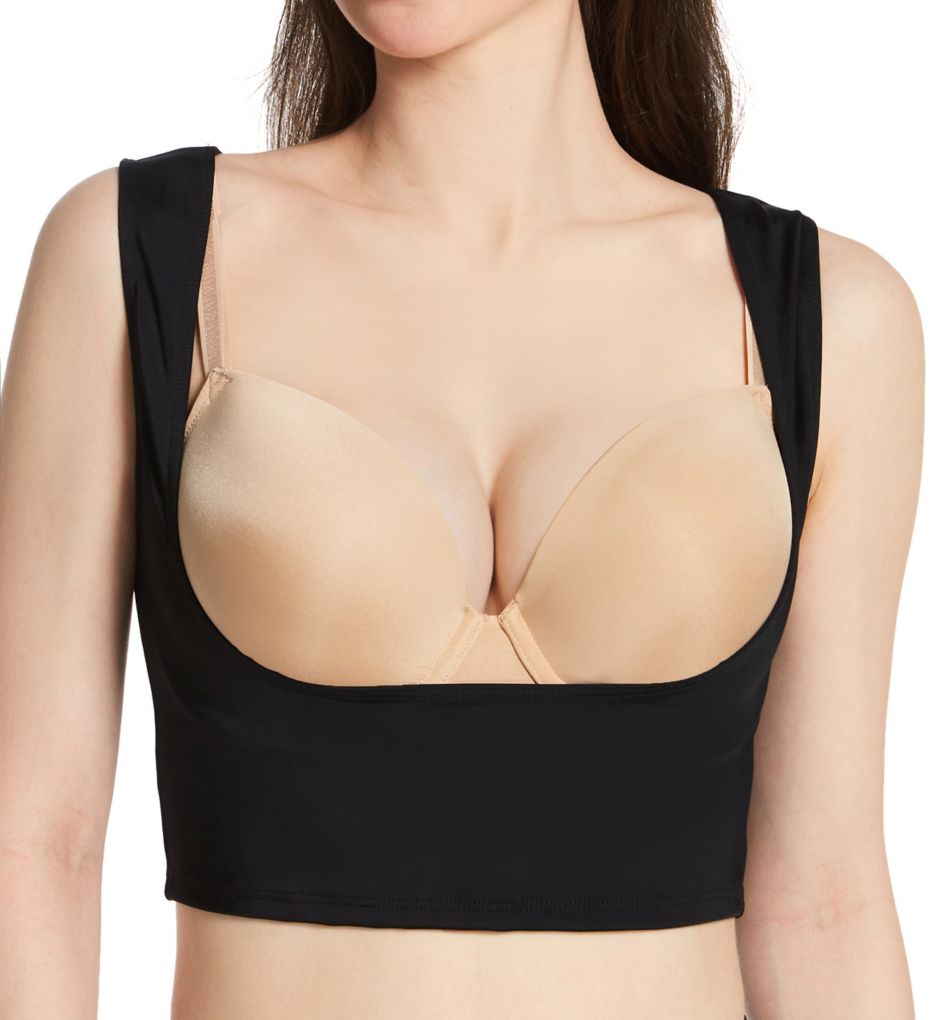 InstantFigure Compression Shapewear Underbust Crop Top W/Bust Zip