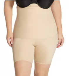 Curvy Hi-Waist Slimming Booty Short Nude 2X