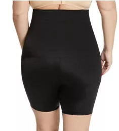 Curvy Hi-Waist Slimming Booty Short Black 2X