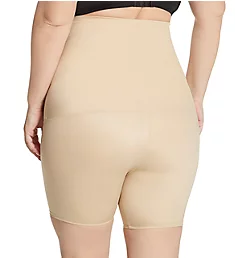 Curvy Hi-Waist Slimming Booty Short Nude 2X