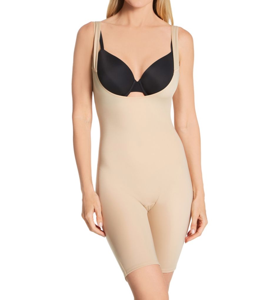 InstantFigure Compression Shapewear Underbust Crop Top W/Bust Zip