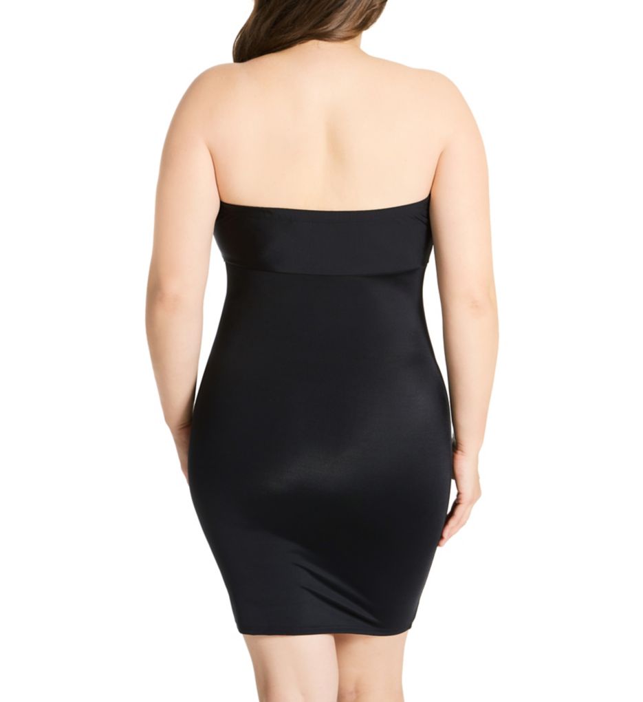InstantFigure Curvy Empire Waist Bandeau Dress Black 4X  - Image 2