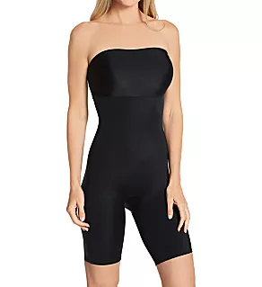 Bandeau Body Short with Open Gusset Black S