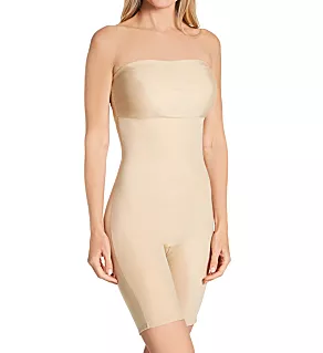 Bandeau Body Short with Open Gusset Nude S