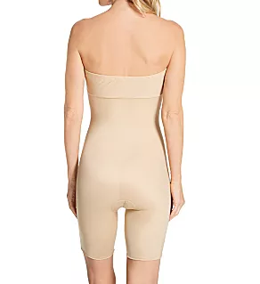 Bandeau Body Short with Open Gusset Nude S