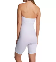 Bandeau Body Short with Open Gusset White L