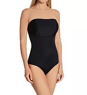 Bandeau Brief Bodysuit Black S