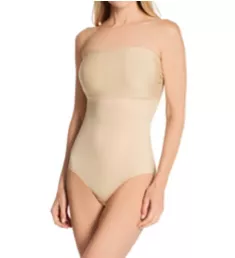 Bandeau Brief Bodysuit Nude L