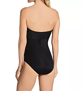 Bandeau Brief Bodysuit Black S