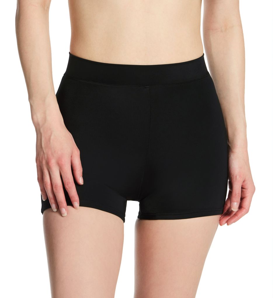 Women's InstantFigure WBSH010 Shapewear Hi-Waist Boy Shorts (Black 2X)