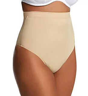 Shapewear Plus Size Hi-Waist Full Front Panty Nude 2X