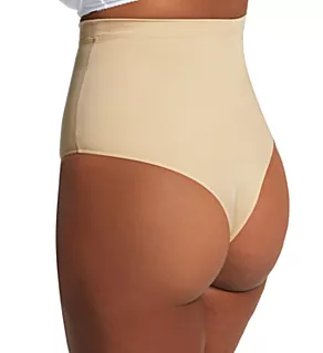 Shapewear Plus Size Hi-Waist Full Front Panty Nude 2X