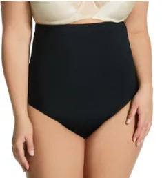 Curvy Hi-Waist Slimming Panty Black 2X