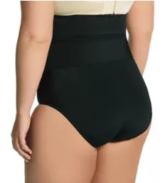 Curvy Hi-Waist Double Control Brief Black 2X