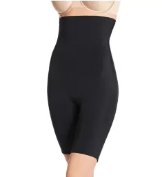 Hi-Waist Slimming Short with Open Crotch Gusset Black L