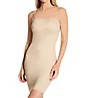 InstantFigure Strapless Tube Slip Dress with Clear Bra Straps WTS034 - Image 1