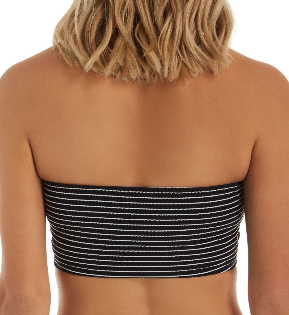 Puckered Tube Top Bikini Swim Top