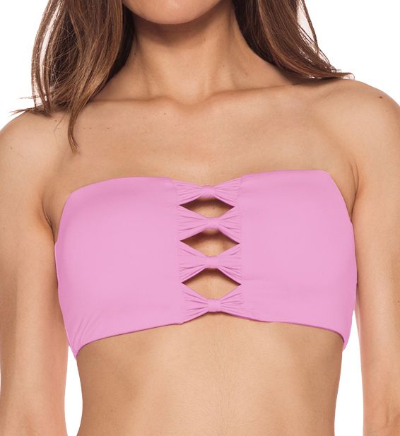 Bow Tie Tube Top Bikini Swim Top