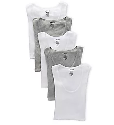 Essentials Cotton A-Shirts - 5 Pack wht M